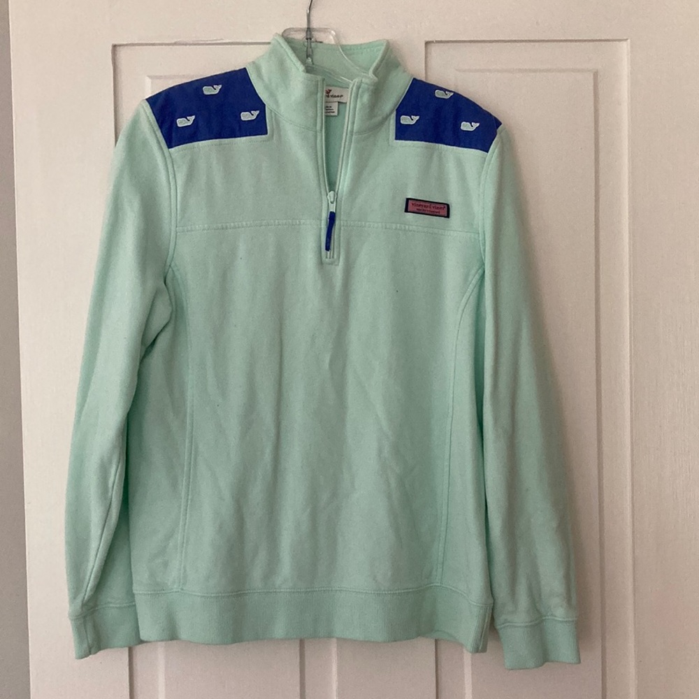 VINEYARD VINES quarter zip sweatshirt womens M